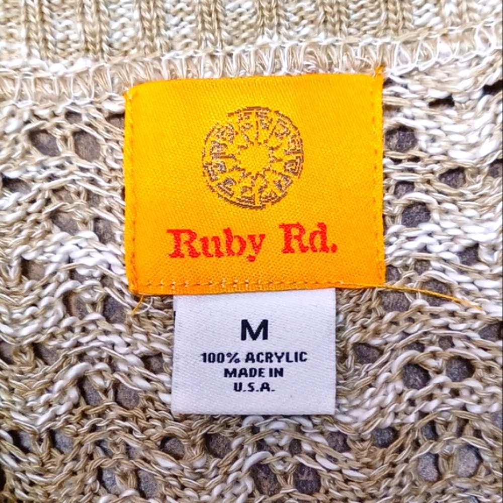 Ruby Rd. Cardigan Size Medium New With Tags - Picture 5 of 6